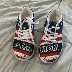 Air Force Mom brand new tennis shoes